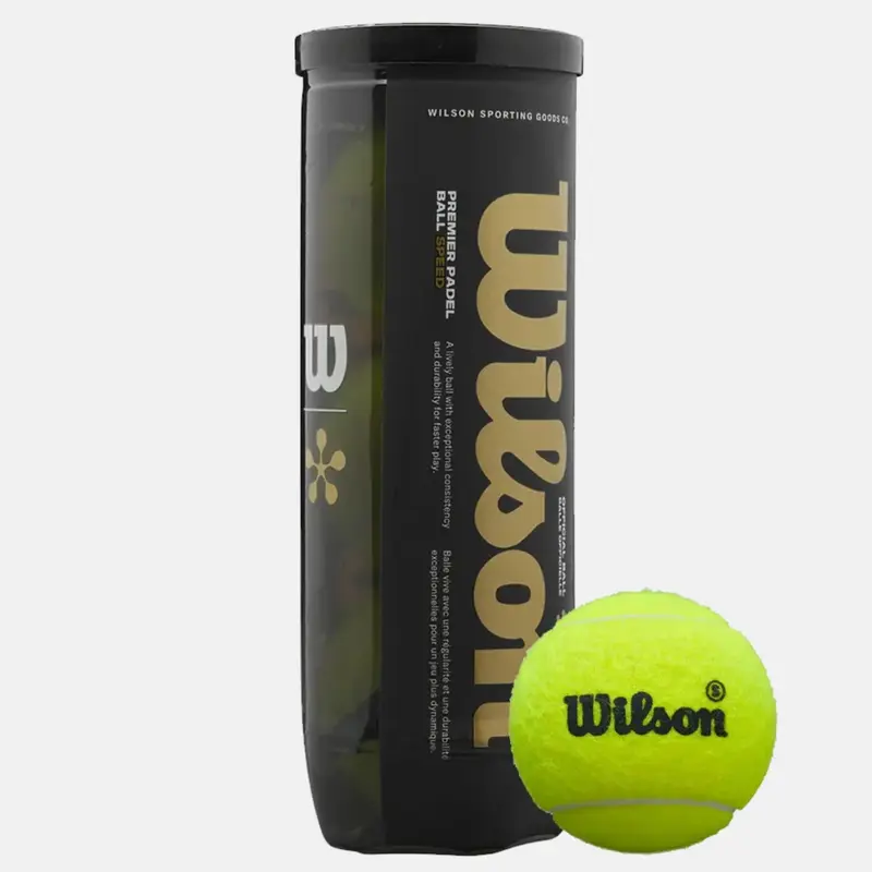 Tube de 3 balles padel Wilson Premier Padel Speed