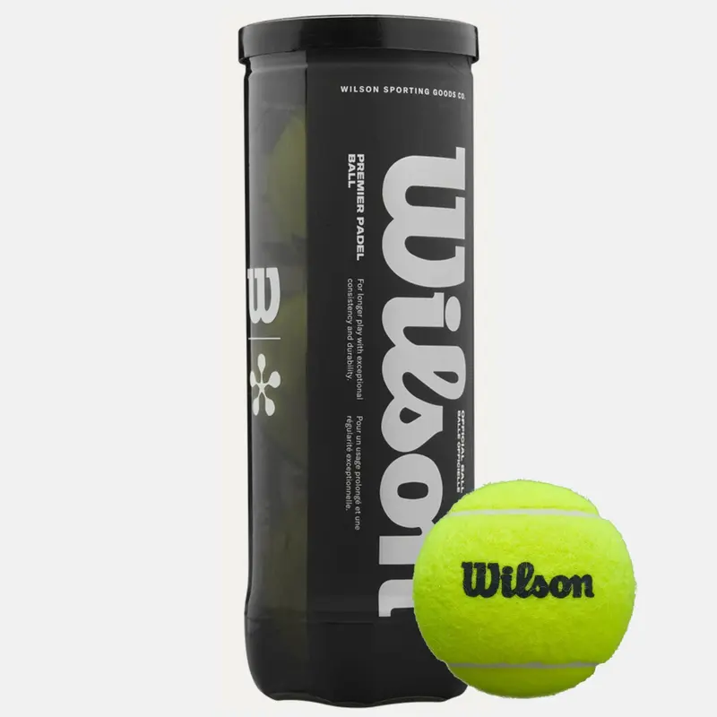Tube de 3 balles padel Wilson Premier Padel