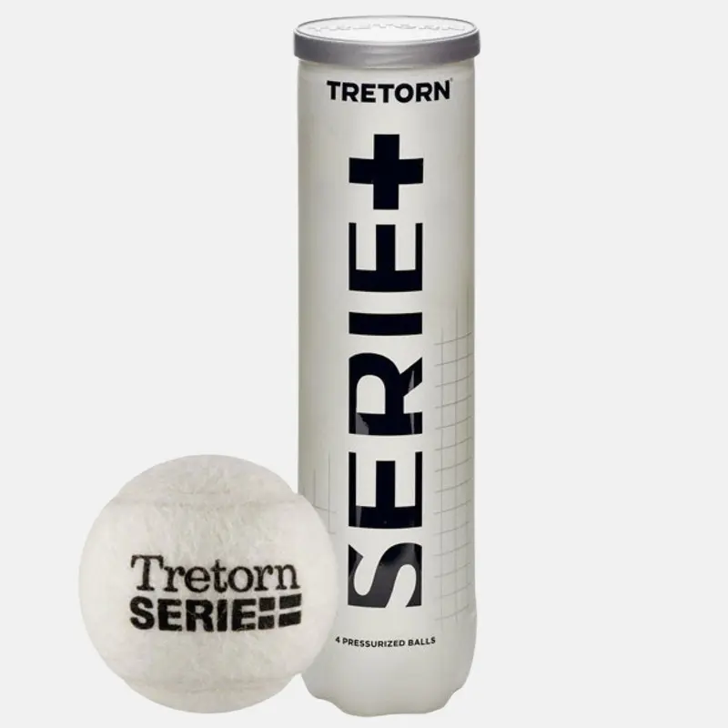 Tube de 4 balles blanches Tretorn Serie+