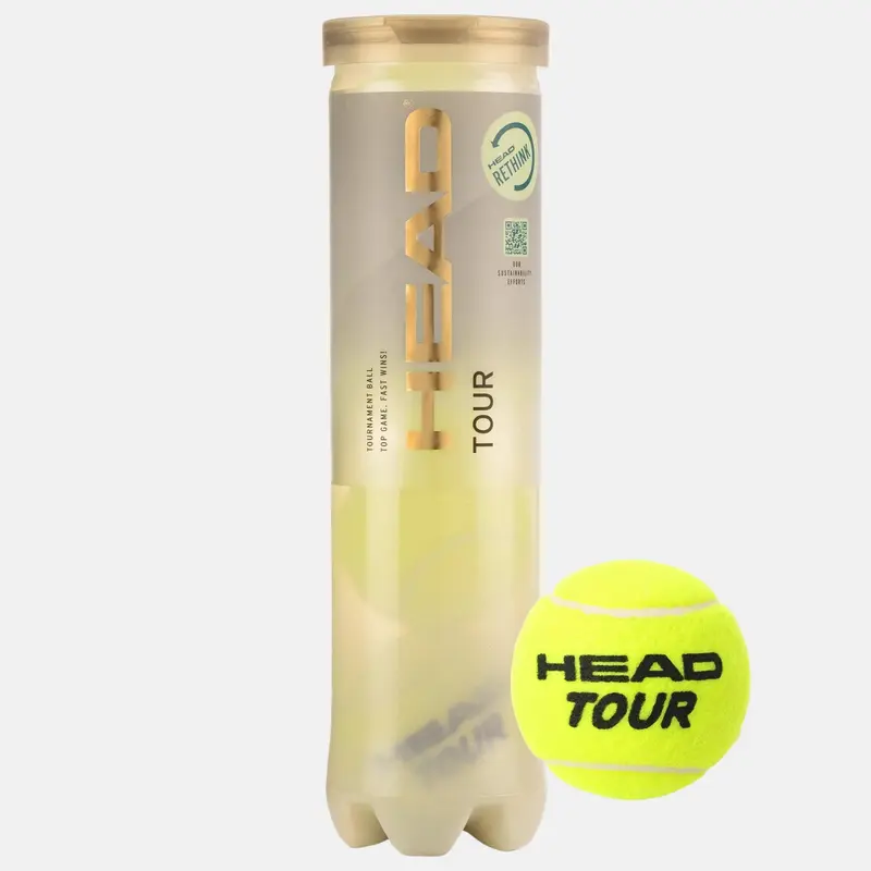 Tube de 4 balles HEAD Tour