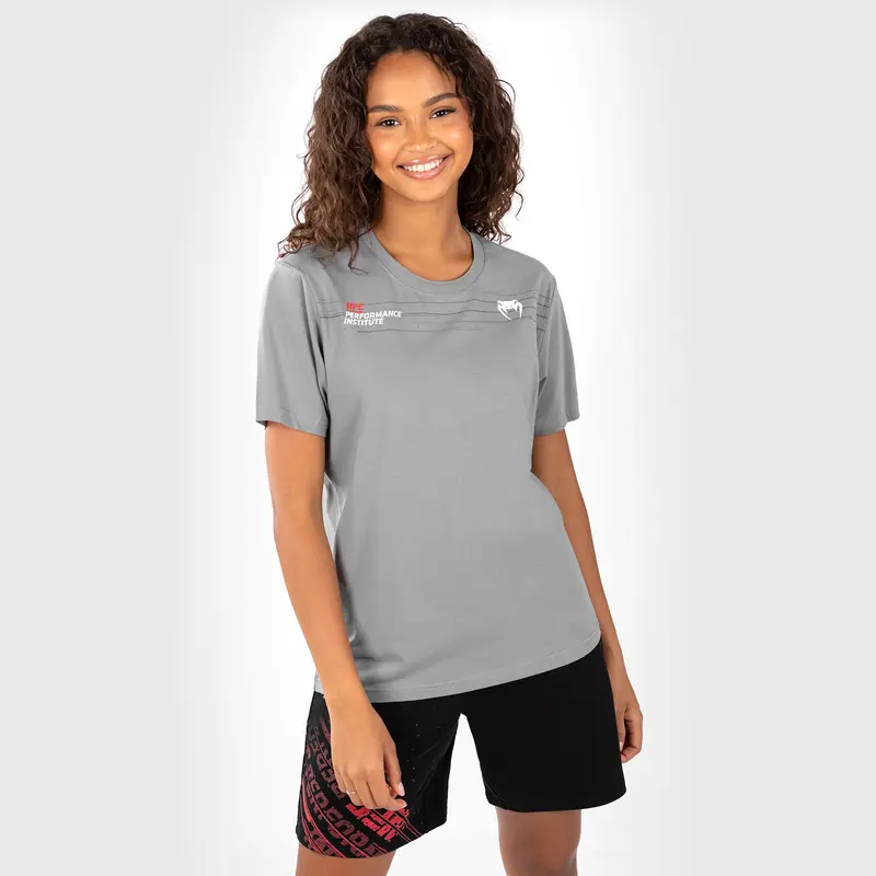 UFC Venum Performance Institute 2.0 T-Shirt Femme - Gris