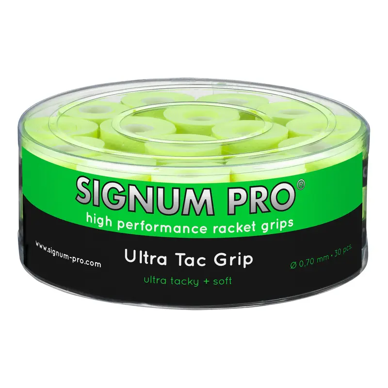Ultra Tac Grip Pack De 30-Jaune