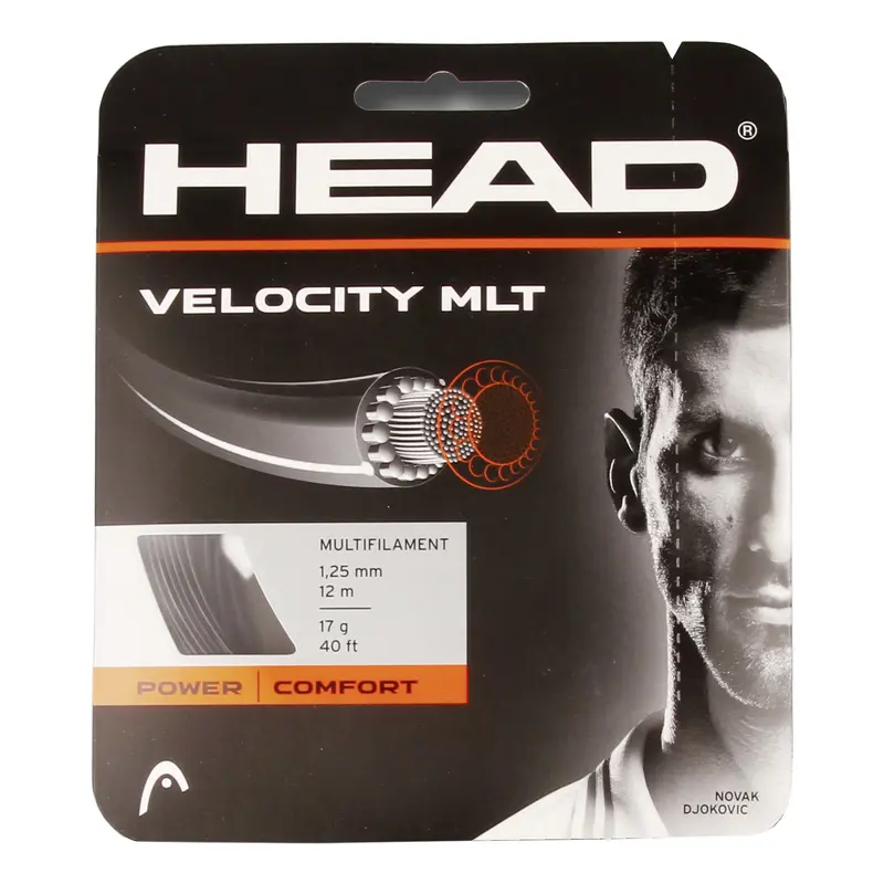Velocity MLT Cordage En Garniture 12m-Noir