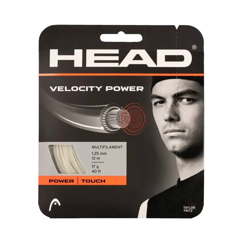 Velocity MLT Power Cordage en garniture 12m - écru