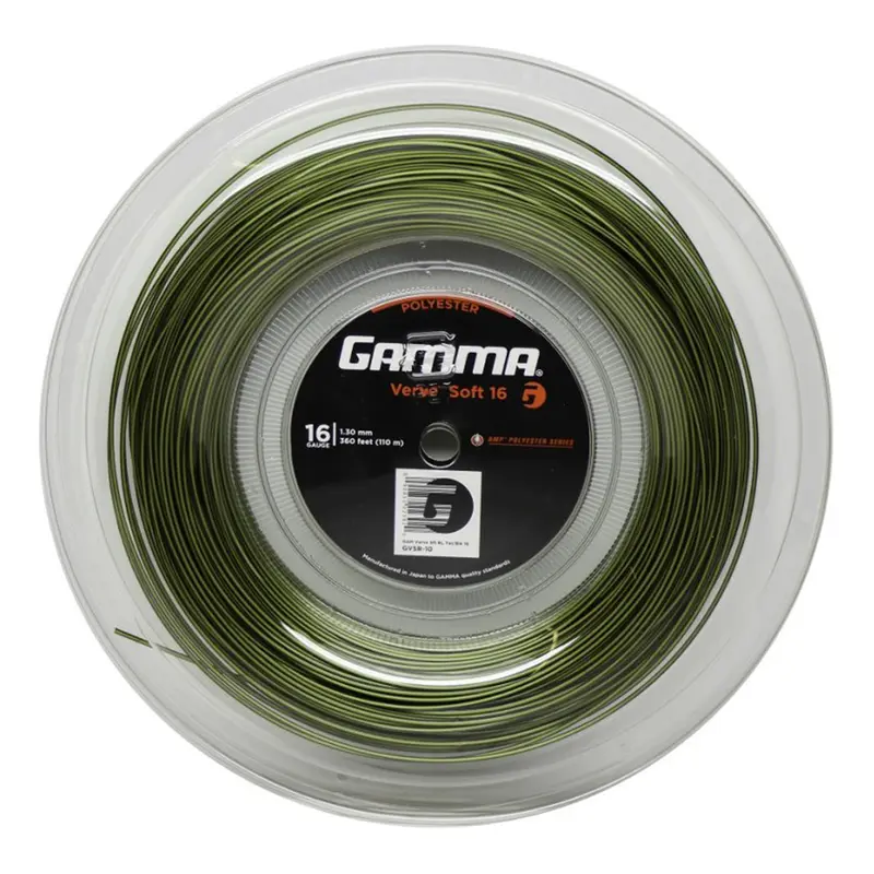 Verve Soft Bobine Cordage 110m-Noir,Jaune