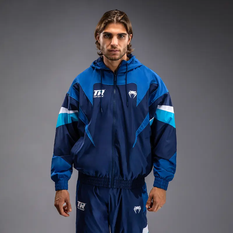 Veste à Capuche Venum x Top Rank Original pour Hommes - Bleu Marine