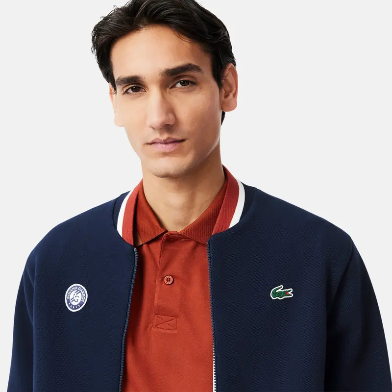 Veste de survêtement zippée Roland-Garros en Piqué