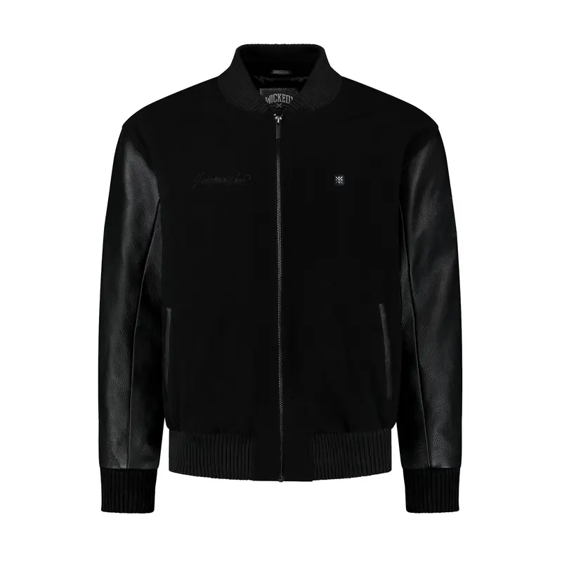 VESTE TEDDY WICKED ONE ASPHALT - NOIR