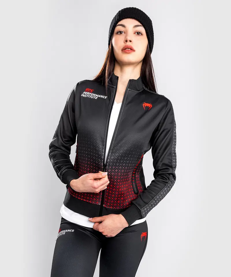Veste UFC Venum Performance Institute - Pour Femmes - Noir/Rouge