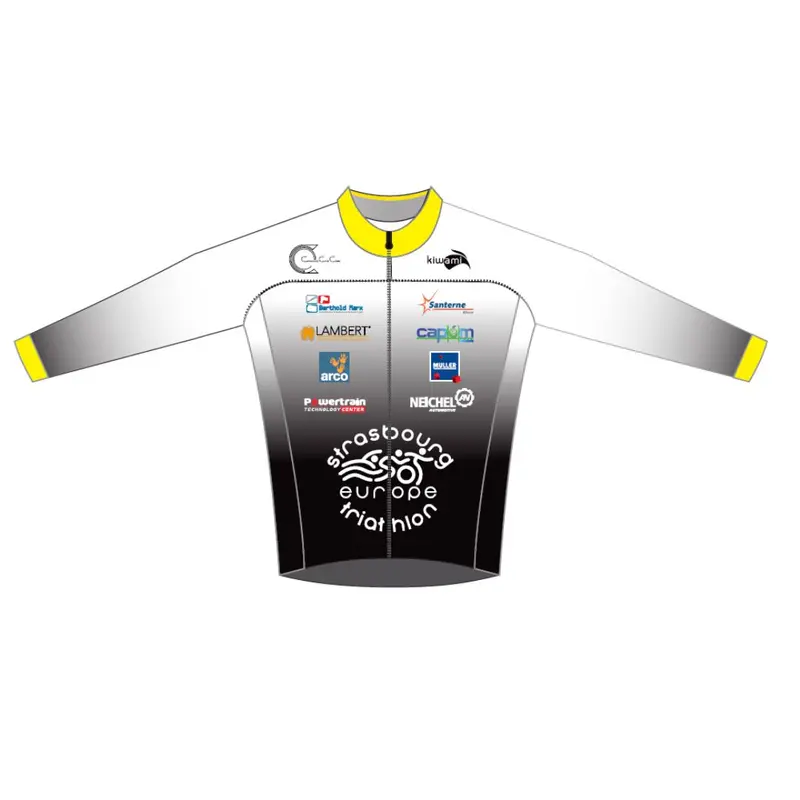 Veste vélo demi-saison PEYRESOURDE  Strasbourg Europe triathlon