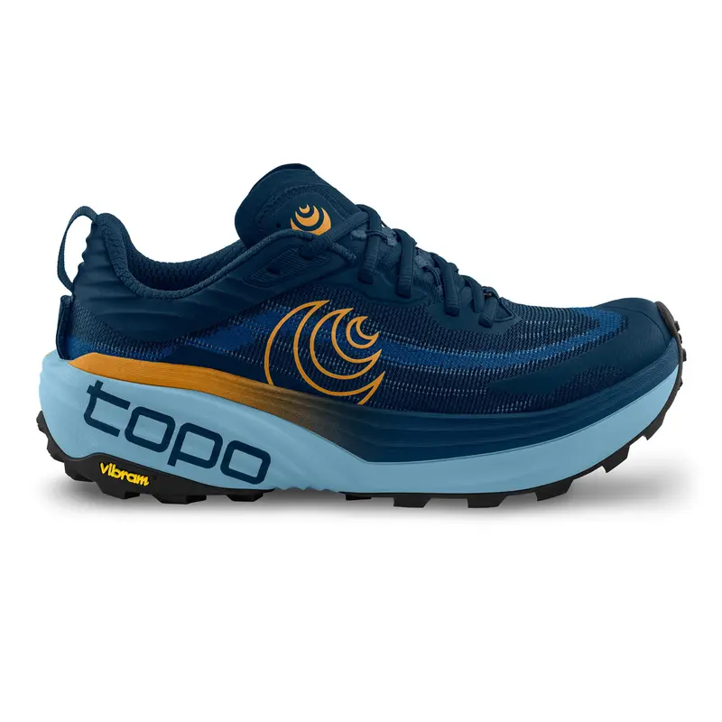 Vista Chaussure trail Hommes - bleu foncé, orange