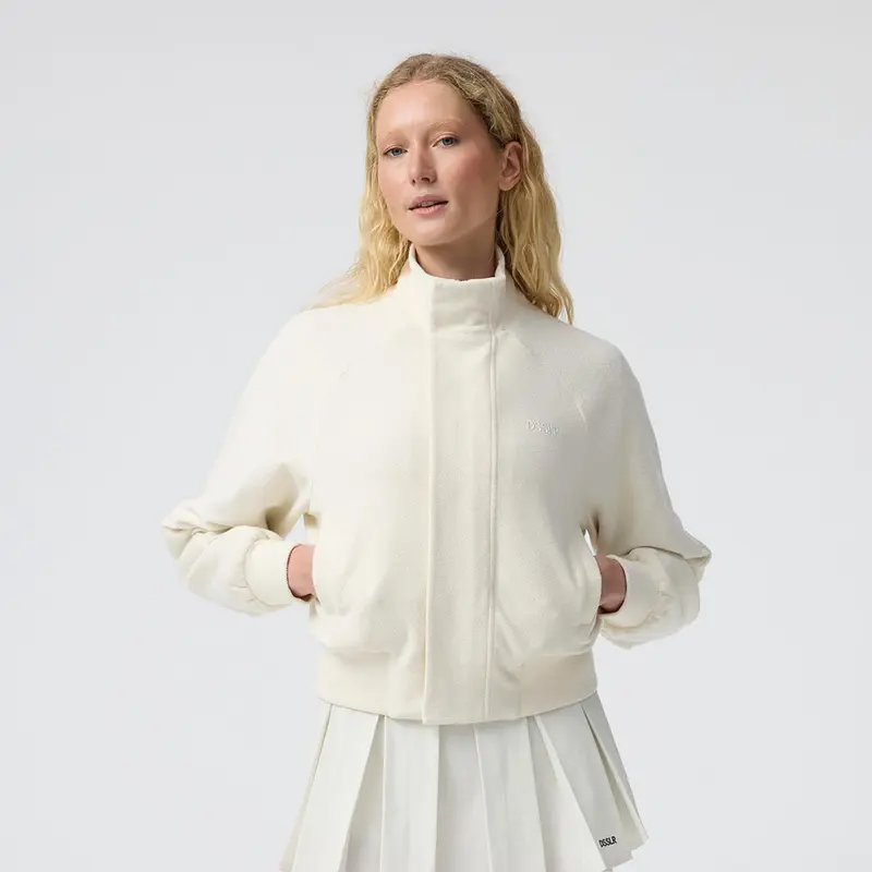 Walk On Court Gilet En Coton Femmes-Crème