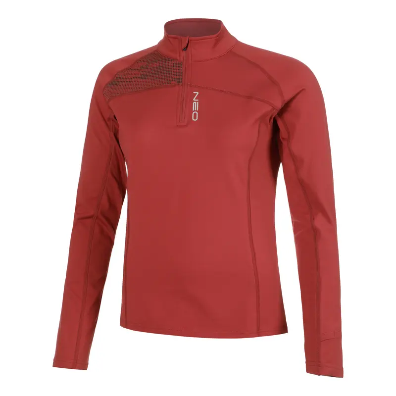 Warm Light Haut Manches Longues Femmes-Berry