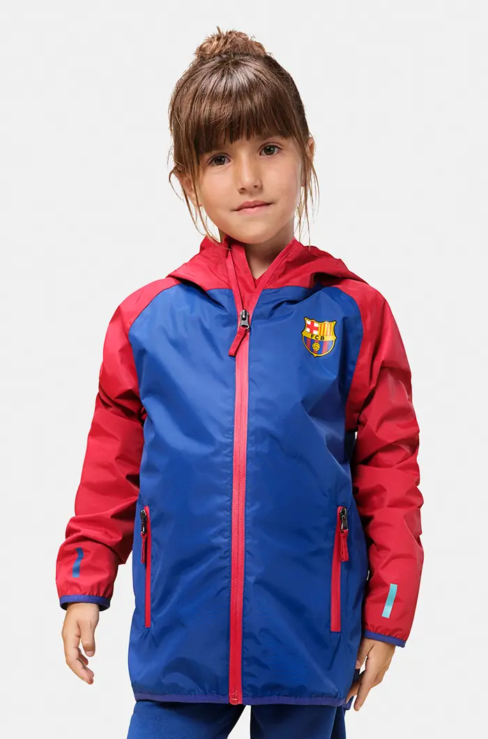 Waterproof jacket Barça - Junior