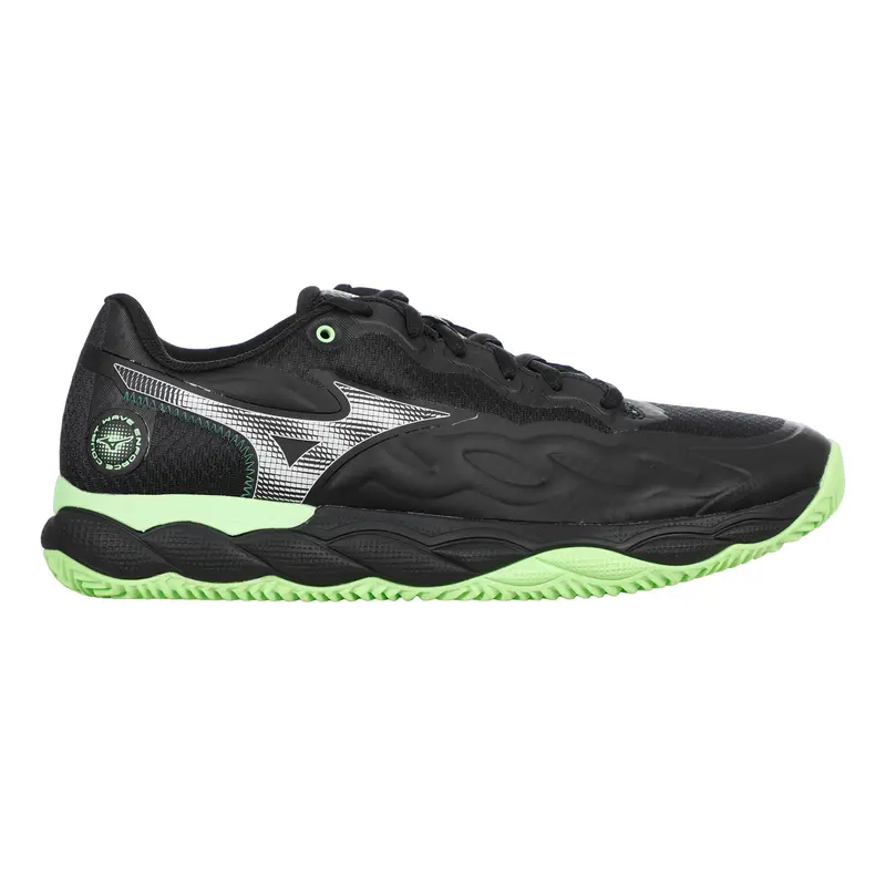 WAVE ENFORCE COURT PADEL Chaussures padel Hommes-noir, vert fluo