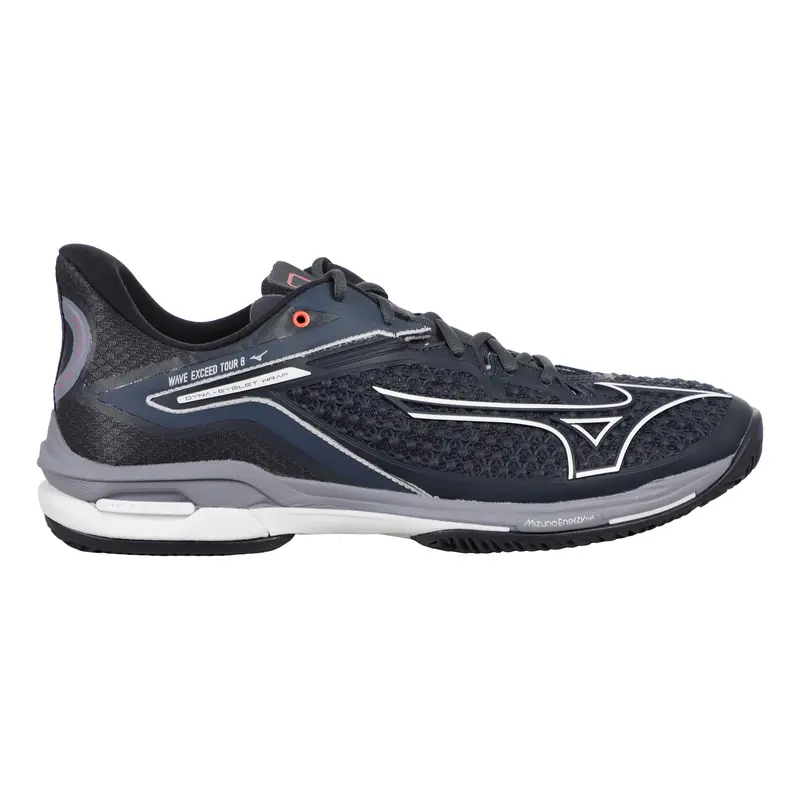 Wave Exceed Tour 6 Chaussure Terre Battue Hommes-Gris,Blanc