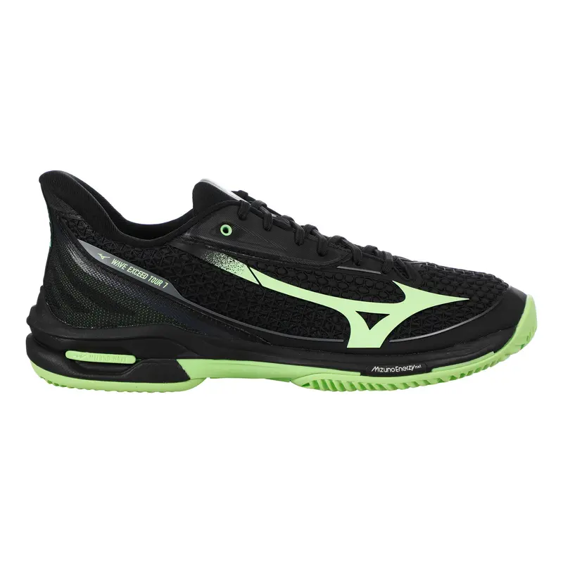 WAVE EXCEED TOUR 7 PADEL Chaussures padel Hommes-noir, vert fluo