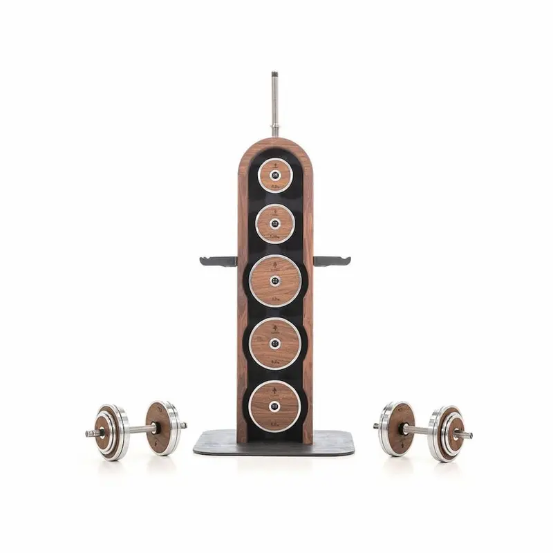 WeightPlate Tower en Noyer