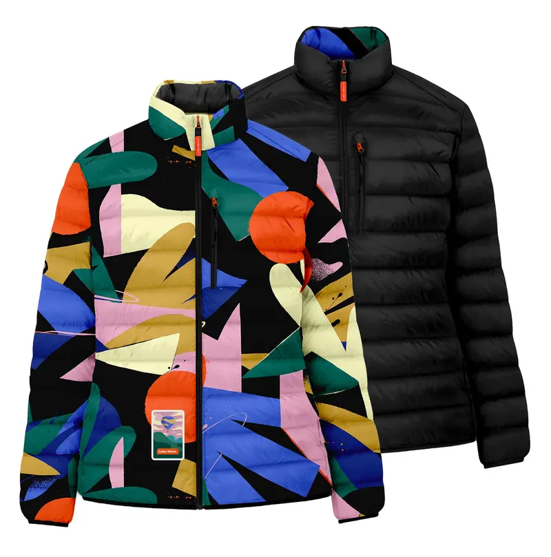 Women's Puffer-Puffer Jacket - Odyssey & Black