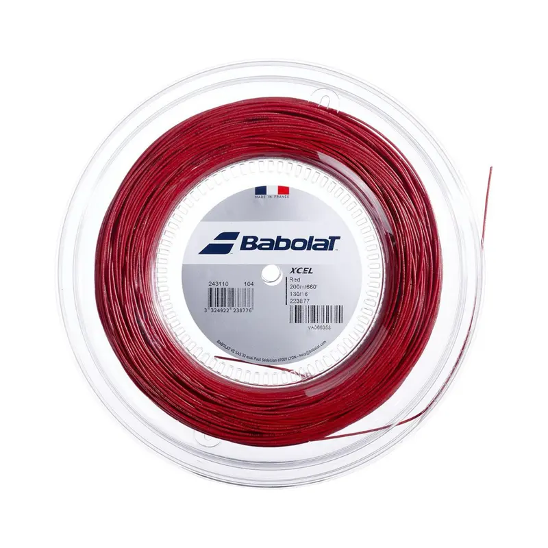 Xcel Bobine Cordage 200m-Rouge