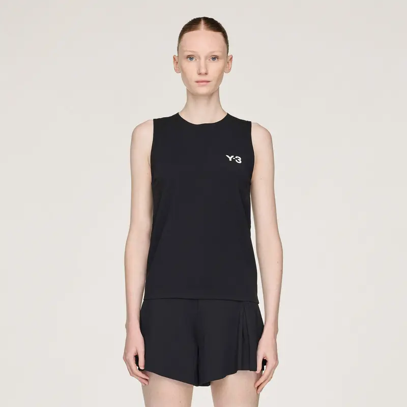 Y-3 Match Débardeur Tank Top Femmes-Noir