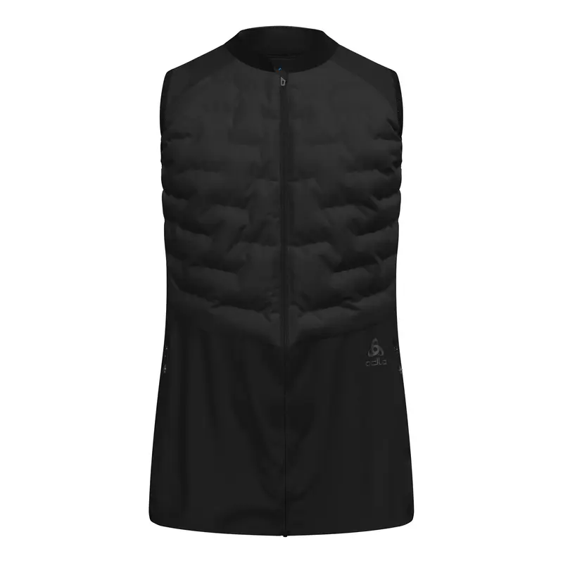 Zeroweight Insulator Gilets De Course Hommes-Noir,Noir