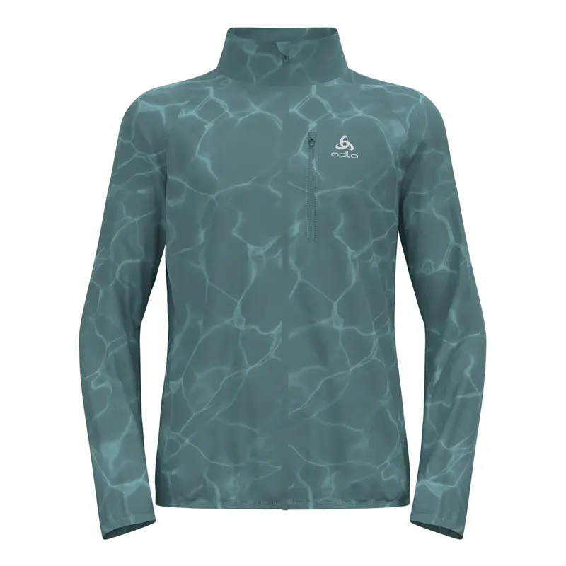 Zeroweight Print Veste Running Hommes-Bleu Gris