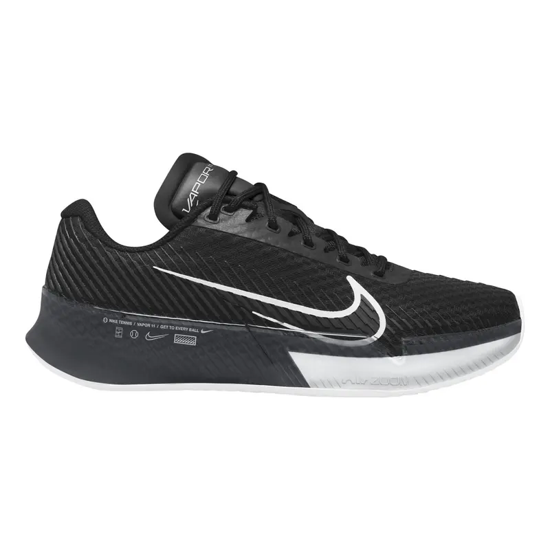 Zoom Vapor 11 Chaussure Terre Battue Femmes-Noir,Blanc